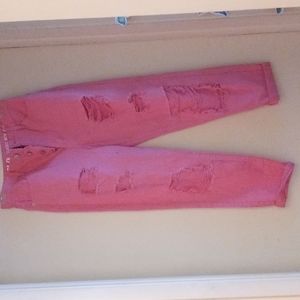 Pink jeans